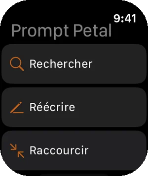 Vos prompts sur l’Apple Watch