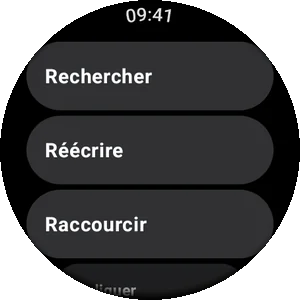 Vos prompts sur une montre Wear OS