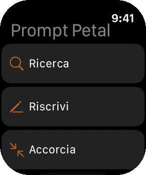 I tuoi prompt su Apple Watch