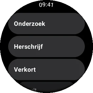 Je prompts op een Wear OS-horloge