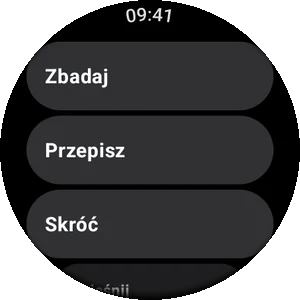 Twoje prompty na zegarku z Wear OS