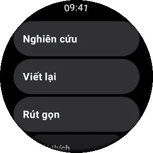 Prompt của bạn trên một đồng hồ Wear OS
